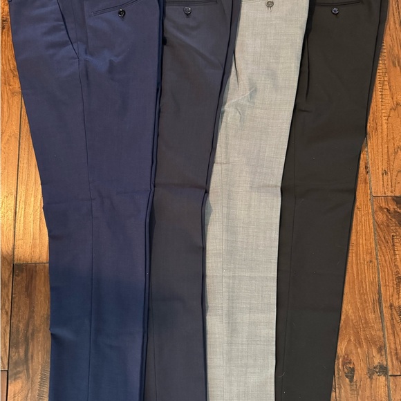 Express Men's Dress Pants - Blue Gray Black